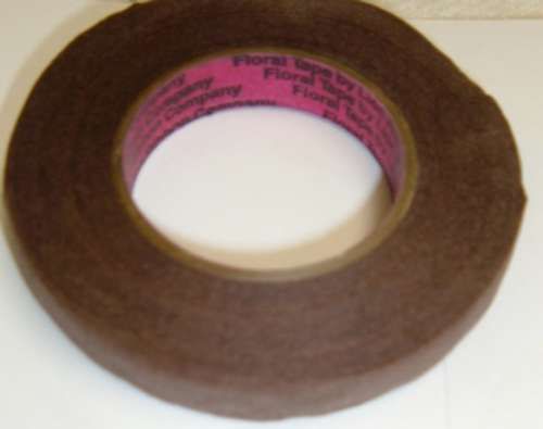 Brown Floral Tape Fresh Silk Flower 30 yd x 1/2 8952  