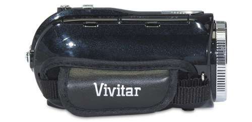 Vivitar DVR 910 BUNDLE 720p HD Digital Camcorder Black 4x Zoom 8.1 MP 