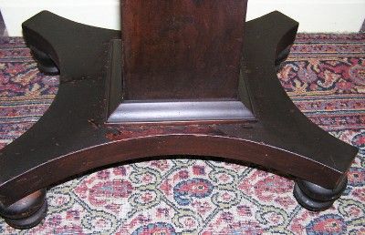 Classical Period Mahogany Flip Top Card Table C. 1860  