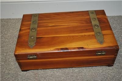 Vintage Pilliod Cedar Chest Treasure/Jewelry/Trinket Box Swanton Ohio 