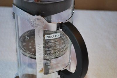 Starbucks Bodum 8 Cup French Press Coffee Maker NEW with Timer  