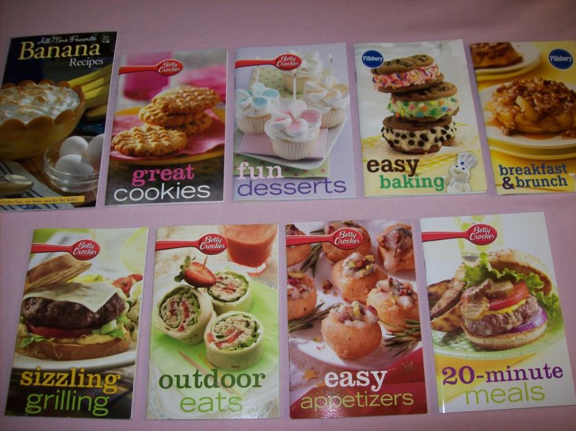 Cook Book pocket size pillsbury betty crocker NEW ~UPic  