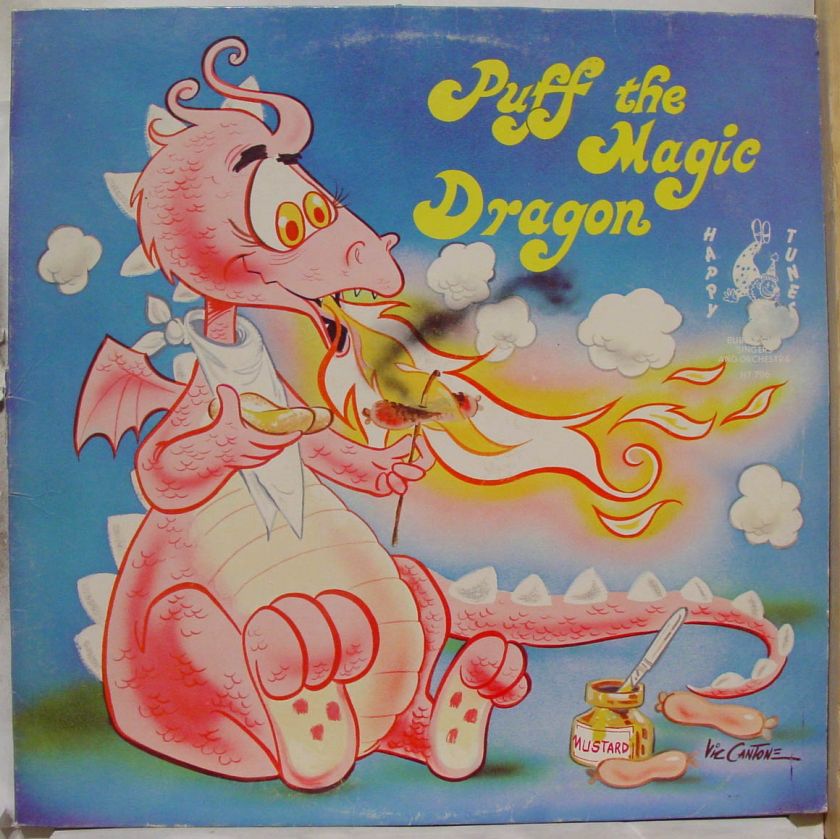 BUBBLE GUM SINGERS puff the magic dragon LP VG+  