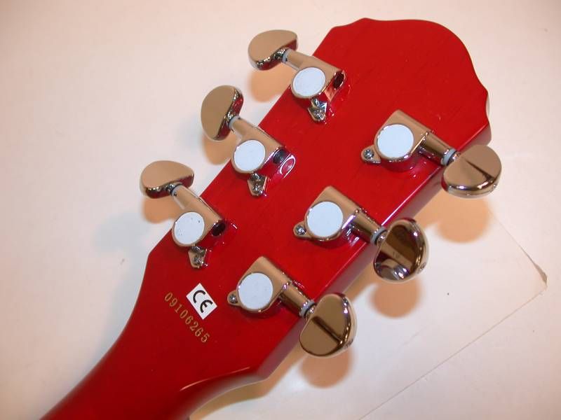 Oscar Schmidt Delta Blues Semi Hollow Guitar, Cherry  