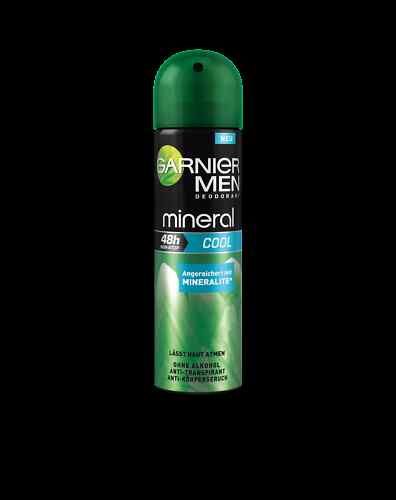 Garnier MEN Mineral Deodorant Spray 48 hour COOL 150ml  