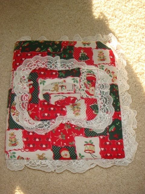 Hand made Christmas Design 3 Ring Photo Album Binder  