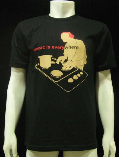 Funny Mens New T Shirt DJ MUSIC IS EVERYWHERE Black L  