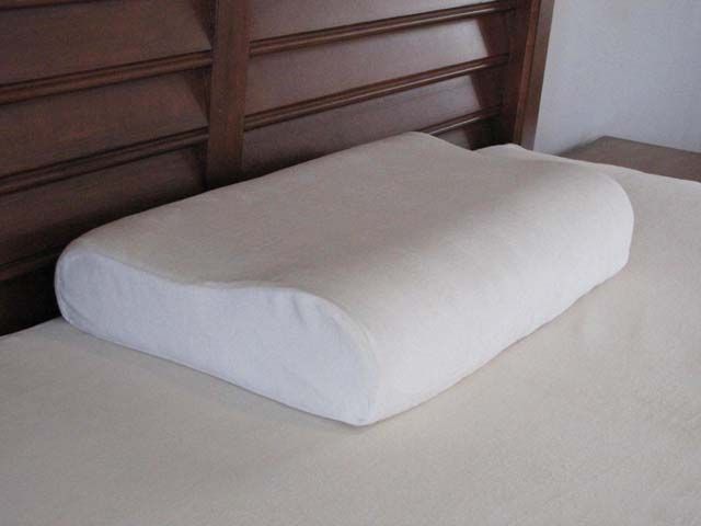Memory Foam Comfort Contour Neck Cervical Bed Pillow  