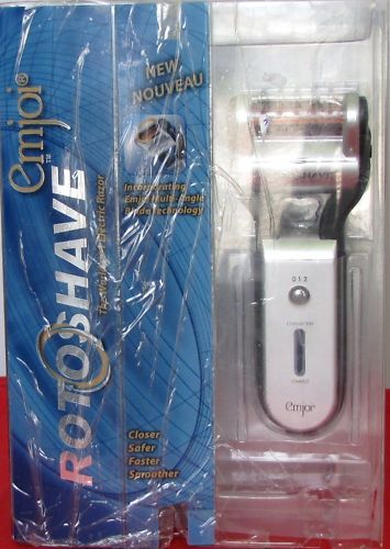 USED EMJOI ROTOSHAVE AP 3RS RECHARGEABLE ELECTRIC RAZOR  