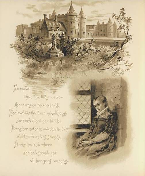 MARY QUEEN OF SCOTS. A POEM c1900 ILLUSTRATED RAPHAEL TUCK  