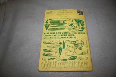   GOIN FISHIN TONAWANDA N.Y. FISHING SINKER LURE CATALOG 1967  