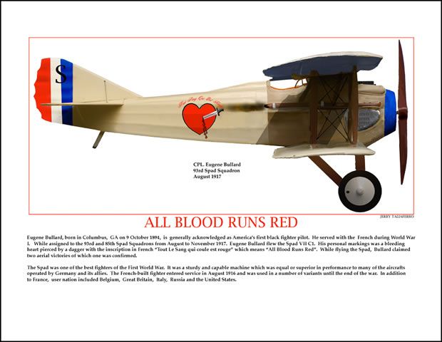 All Blood Runs Red Spad VII, C1 by Jerry Taliaferro  