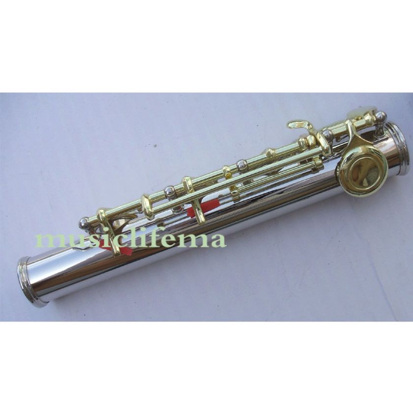 new 17Open Hole flute C key Nickel body golden parts  