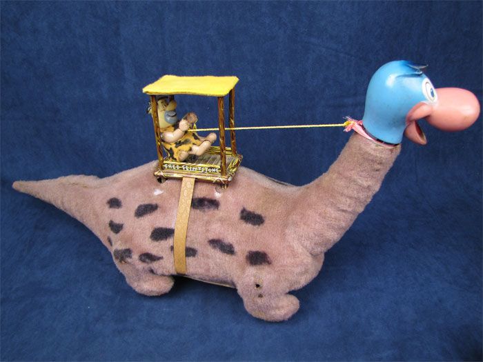 Marx Fred Flintstone Dino Dinosaur Battery Operated Toy  