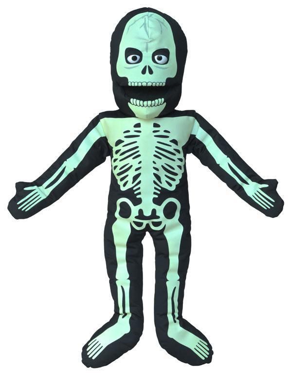 25 PRO PUPPETS / FULL BODY GLOW IN THE DARK SKELETON PUPPET  