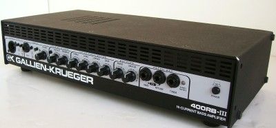 Gallien Krueger GK 400RB III Bass Amp *Ex Cond 15 Lbs + 240 Watts of 