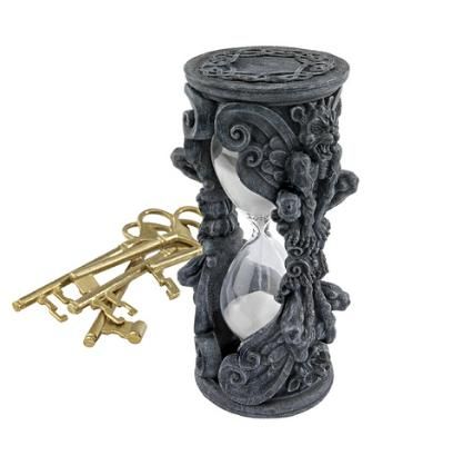 Medieval Gargoyle Hourglass Gothic Timepiece  