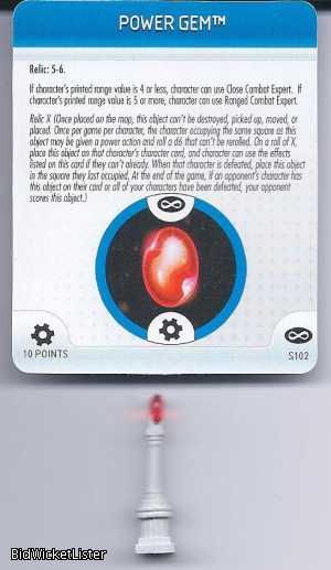 Power Gem Heroclix S102 Promos Miniature CMG  