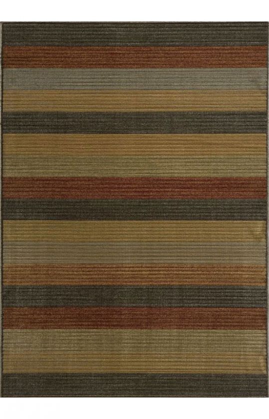 Area RUG CARPET Striped Colorful 9 3 X 12 6  