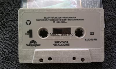 SURVIVOR Vital Signs (Cassette,1984)  