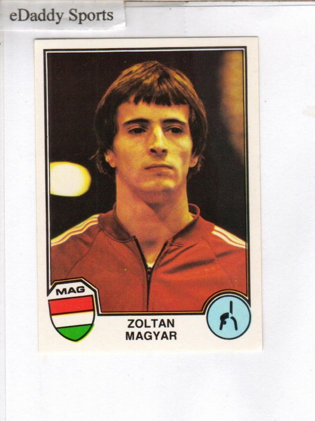 1982 ZOLTAN MAGYAR PANINI #115 GYMNASTICS CARD HUNGARY  