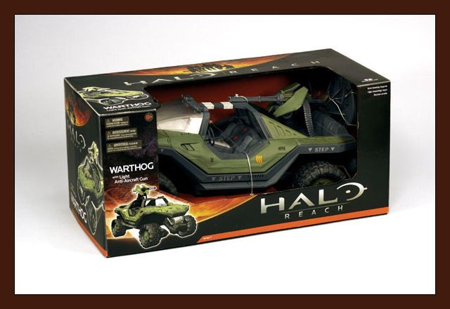 HALO REACH SERIES 1 VEHICLES WARTHOG WITH LIGHT ANTI AIRCRAFT GUN