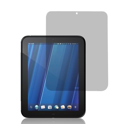 Leather Video Stand Pouch Case + LCD For HP TouchPad  