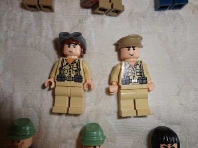 Lot of Lego INDIANA JONES minifigures MUTT WILLIAMS, IRINA SPALKO, etc 