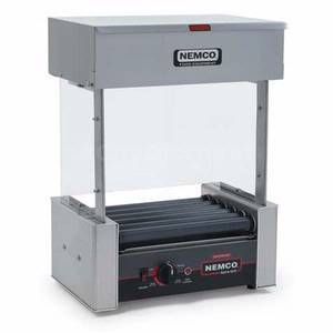 HOT DOG ROLLER GRILL BUN WARMER/GUARD NEMCO 8010V  