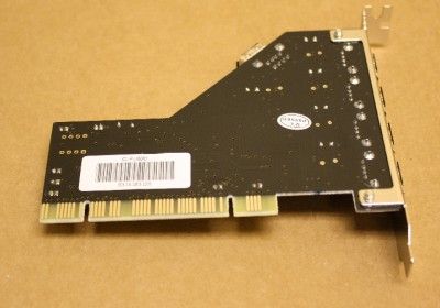 NEW Koutech PCI to 5 Port USB 2.0 Card IO PU520 MAC/PC  