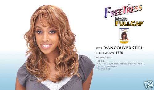 VANCOUVER GIRL FREETRESS FULLCAP WIG LONG WAVY WIG  