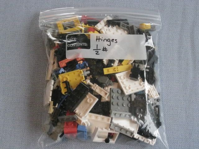 LEGO ~ Bulk Hinges Hinge Red Blue Gray White Black Yellow Variety 