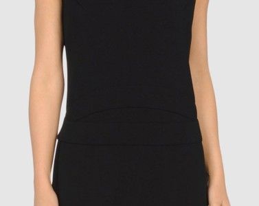 3K NWT EMILIO PUCCI LITTLE BLACK DRESS STRONG SHOULDERS SLEEVELESS 