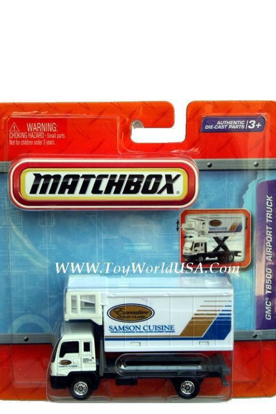 Matchbox Real Working Rigs GMC T8500 Airport Truck Samson Cuisine 