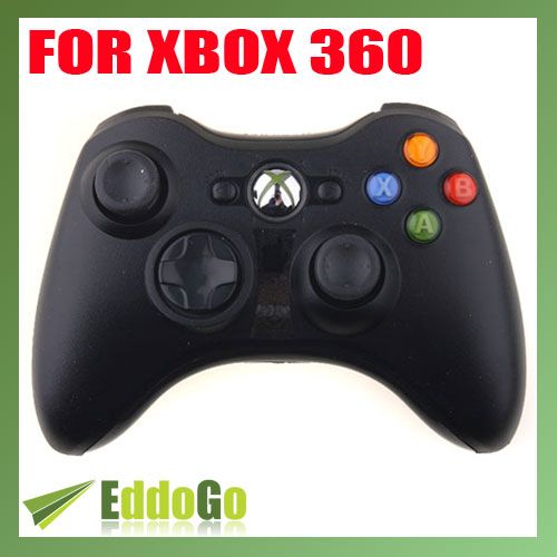 NEW Wireless Controller Glossy Black For Microsoft Xbox 360  