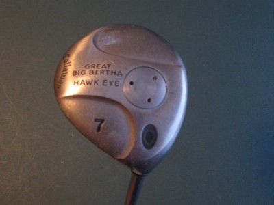 CALLAWAY GREAT BIG BERTHA HAWK EYE 7 WOOD GOLF CLUB  