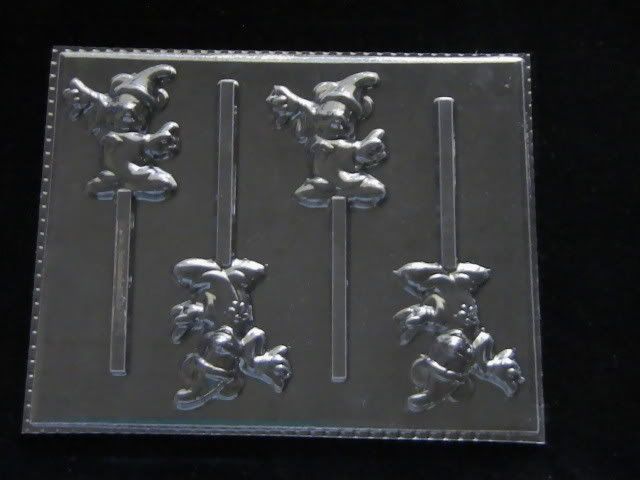 SORCEROR MICKEY MOUSE Chocolate Candy Soap Mold NEW FREE SHIP  