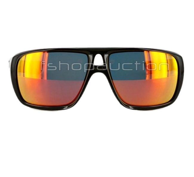 Oakley OO 9090 14 Dispatch Polished Black Red Ruby Iridium Mens Boys 