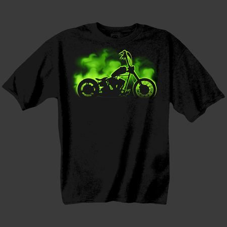 BIKER OLD SCHOOL CHOPPER SHORT SLEEVE T SHIRT (L 3XL  