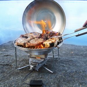 Vital survival Wood Burning Stove Grill  