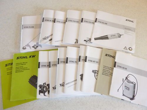 STIHL Kombi (KM) attachment & Earth Auger Manuals  