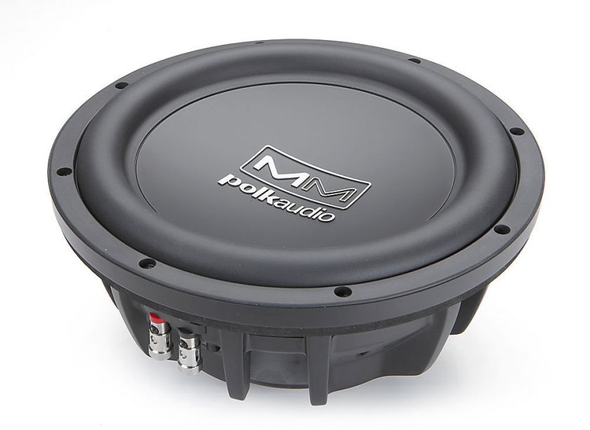 NEW ) Polk Audio MM1040 4 Ohm 10 Slim Mount 700 Watt Subwoofer Sub 