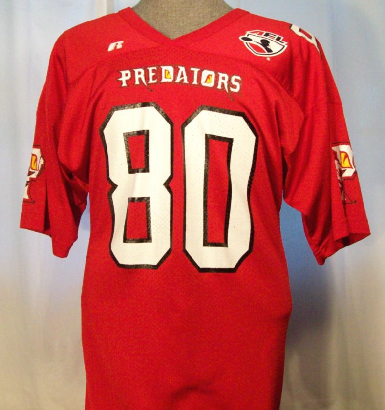 ORLANDO PREDATORS JIMMY FRYZEL Football Jersey M Russell Athletic 