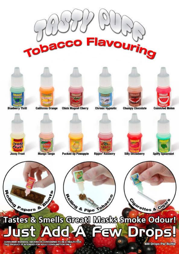 Tasty Puff Smoking Tobacco Flavouring Drops  