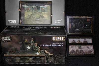 Forces of Valor 116 US M4A3 Sherman Tank D Day Series  