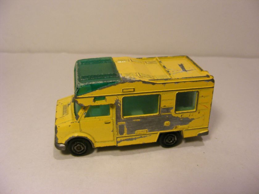 Majorette yellow camping FOURGON CAMPER #224 259  