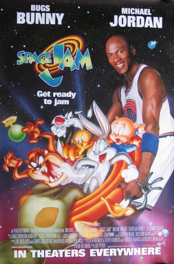 SPACE JAM   MOVIE PROMO POSTER Michael Jordan  