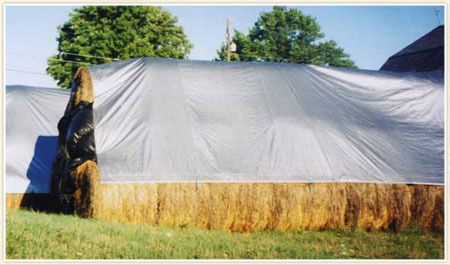 Hay Poly Tarps / Hay Bale Covers 28 x 48  