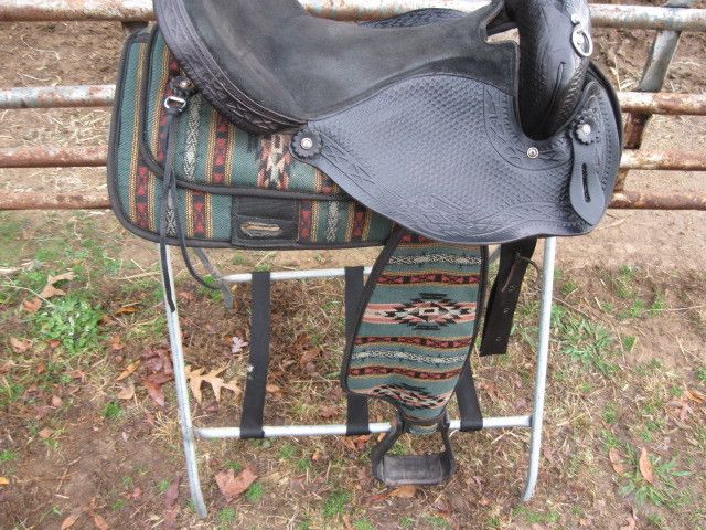   USA 16 Synthetic Nylon Cordura Western Saddle Trail Pleasure  