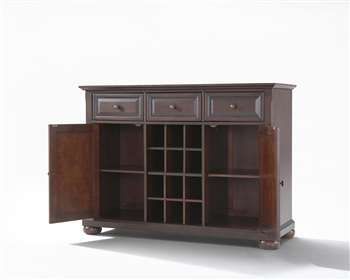 Crosley Alexandria Buffet Server / Sideboard Cabinet Mahogany Finish 